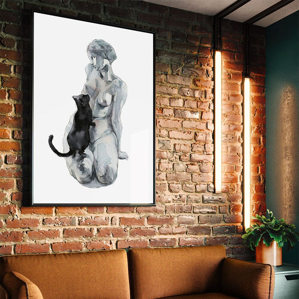 The Cat and The Statue