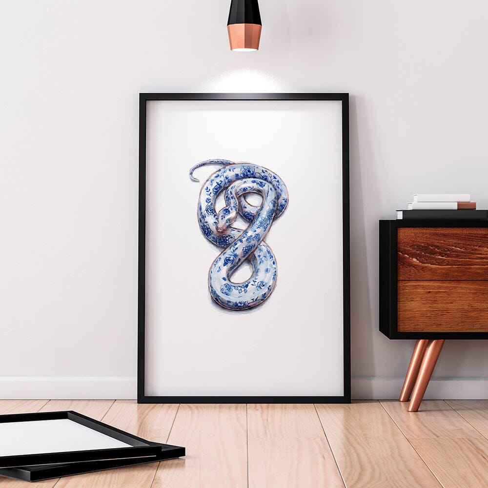 Porcelain Snake by Agnes Cecile - Eyes On Walls