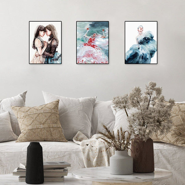 "Agnes Cecile 2 " Series Set of 3