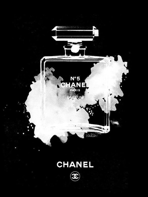 Oversize Tagged Chanel Bottle Invert - Eyes On Walls