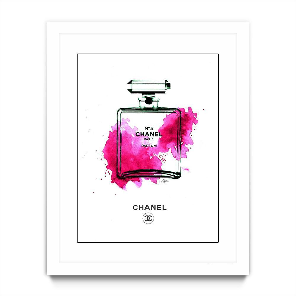 Chanel Bottle Pink by Mercedes Lopez Charro - Eyes On Walls