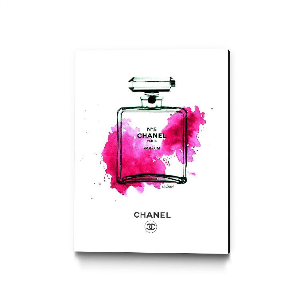 Chanel Bottle Pink by Mercedes Lopez Charro - Eyes On Walls