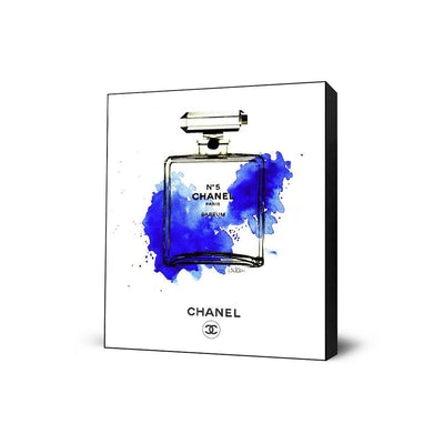 Chanel Bottle Blue