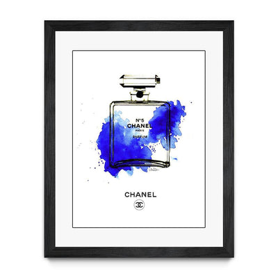 Chanel Bottle Blue