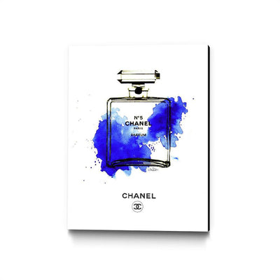Chanel Bottle Blue by Mercedes Lopez Charro - Eyes On Walls