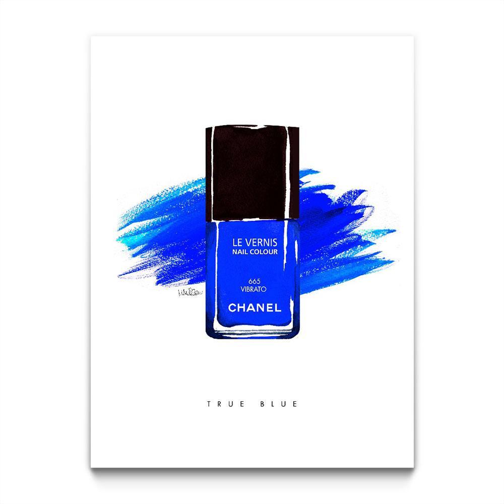 Chanel Blue Nails by Mercedes Lopez Charro - Eyes On Walls