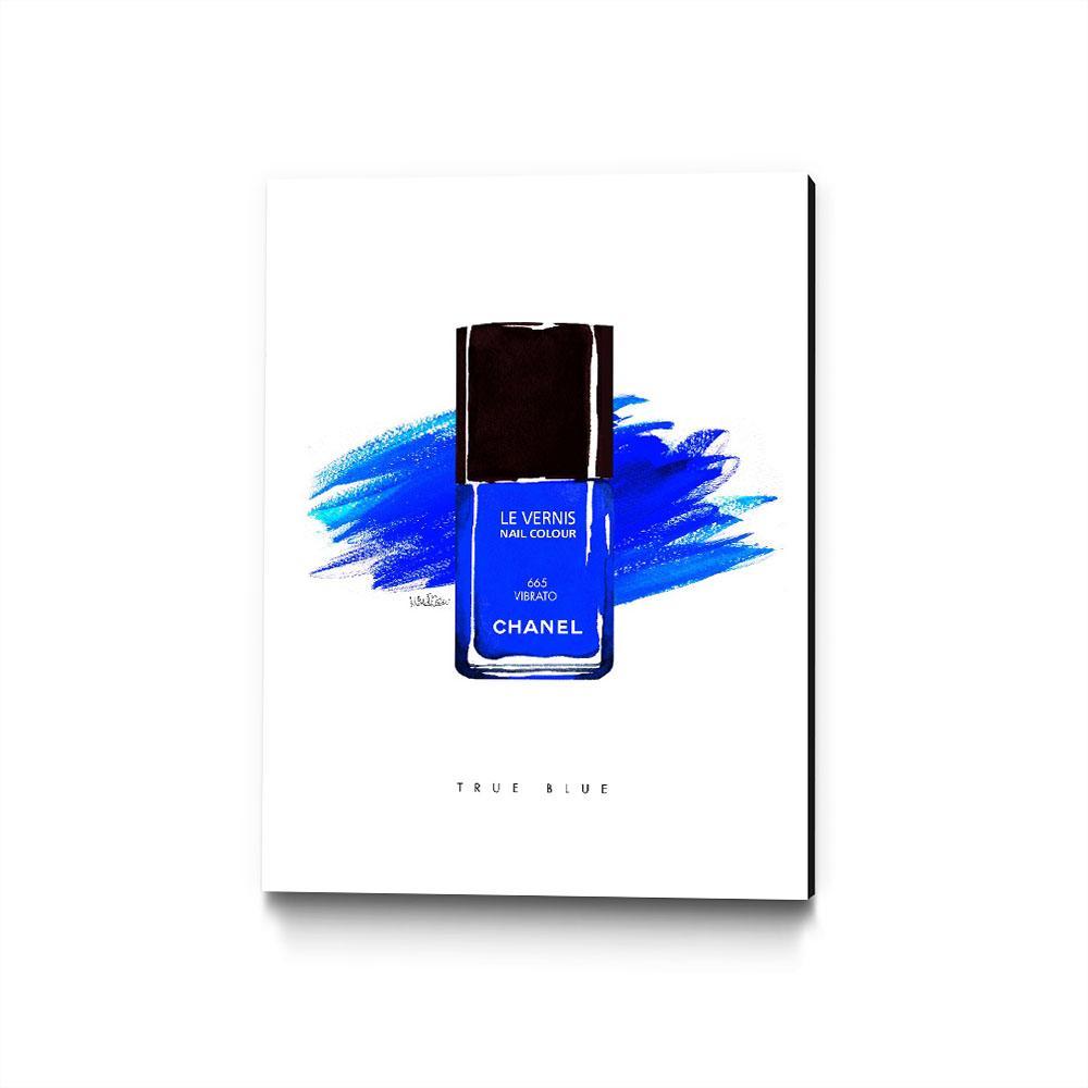 Chanel Blue Nails by Mercedes Lopez Charro - Eyes On Walls