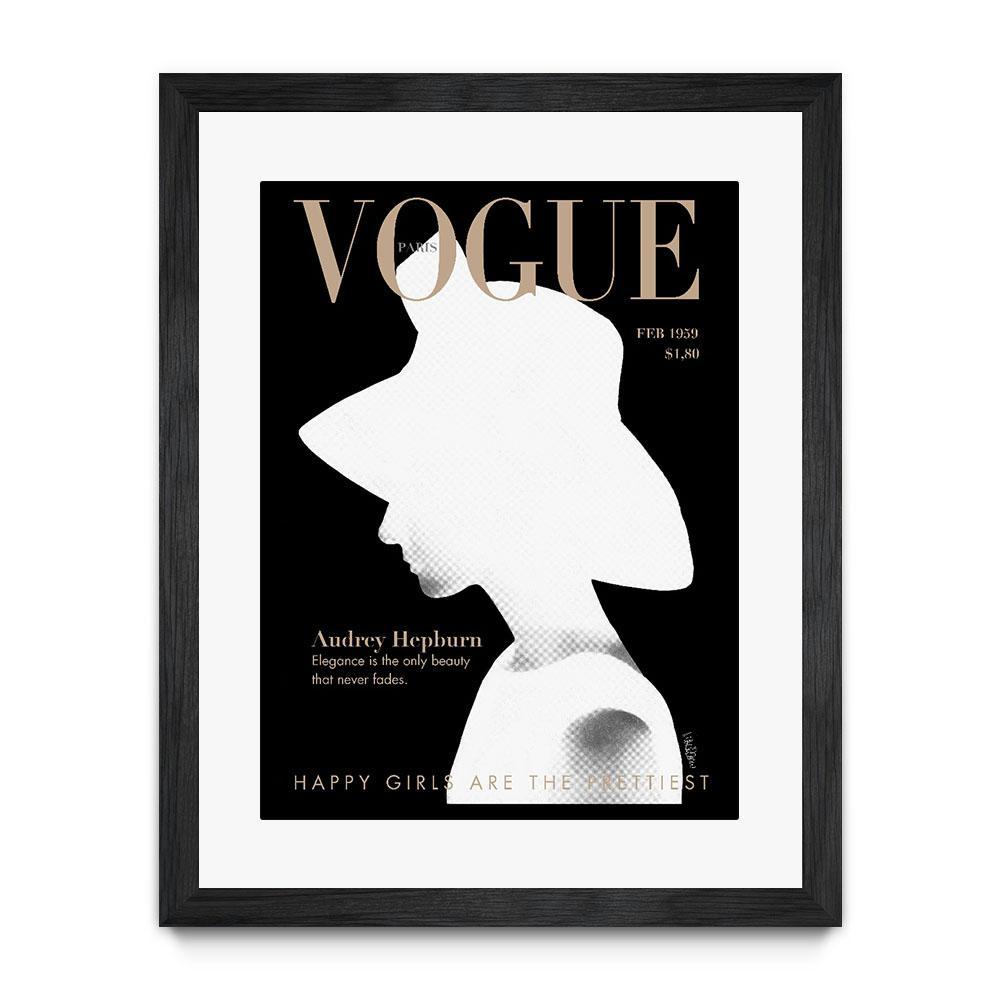 Audrey Vogue by Mercedes Lopez Charro - Eyes On Walls