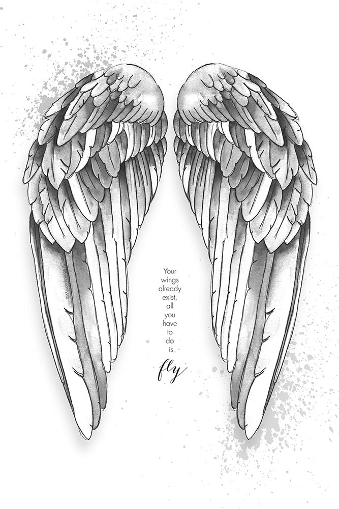 Angel Wings (White) by Mercedes Lopez Charro