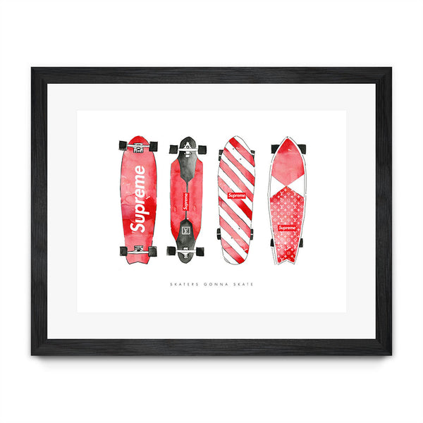 Skaters Gonna Skate Supreme Red