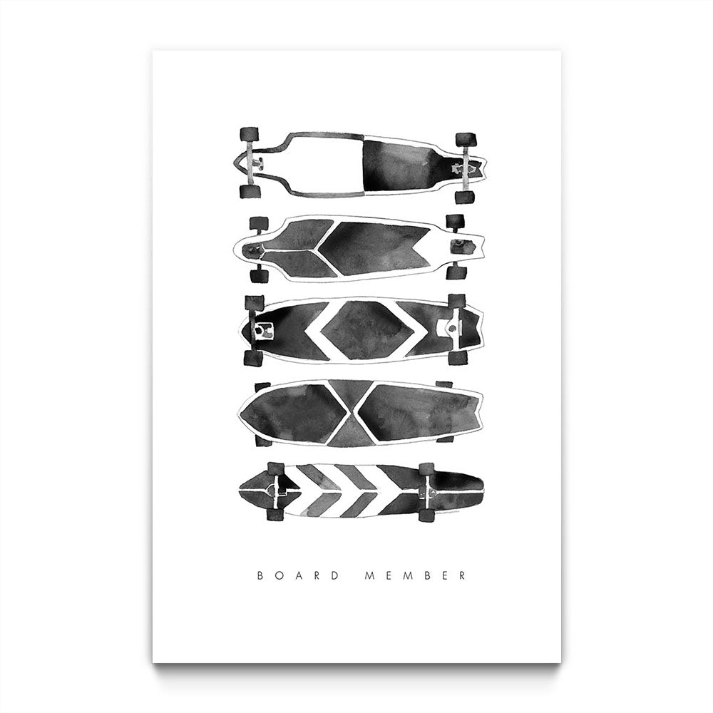 chanel surfboard wall art