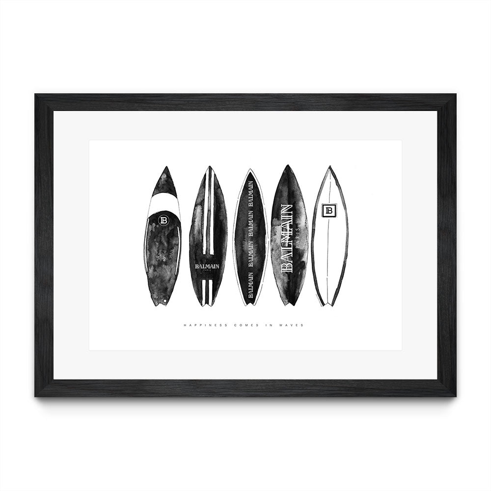 Digital art print surf chanel