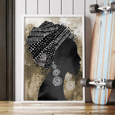 African Woman (Headress)