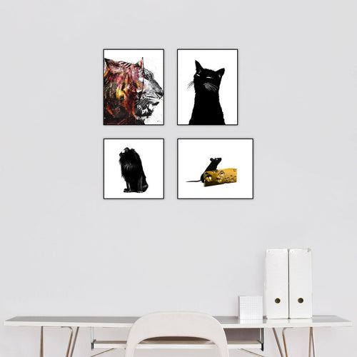 "Animals" Series Set of 4