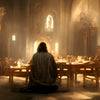 Jesus awaits the Apostles