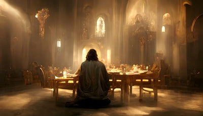 Jesus awaits the Apostles