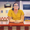 Blanche at 5 Guys