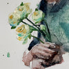 Tenderness - Hand Embellished Print