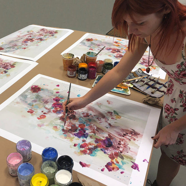 Offering - Hand Embellished Print