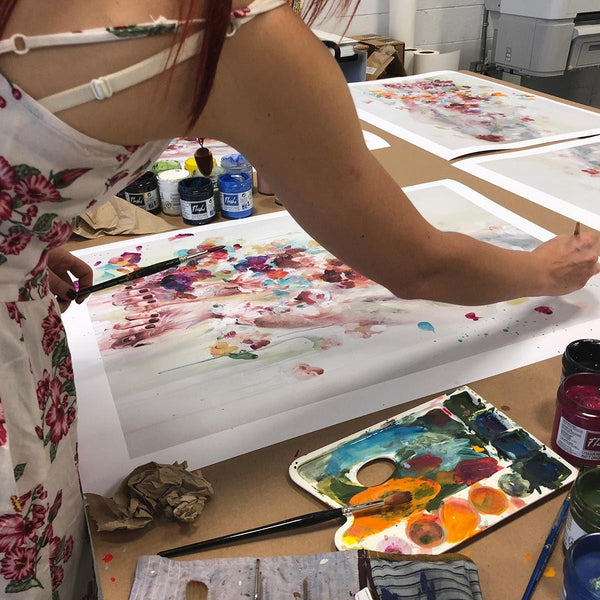 Offering - Hand Embellished Print