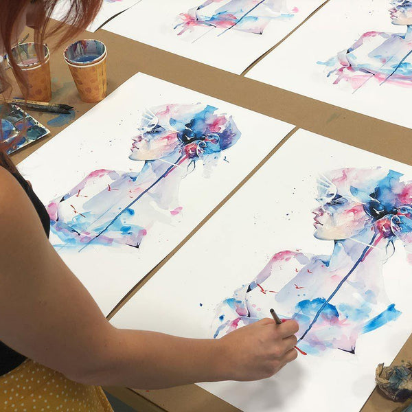 Loss - Hand Embellished Print