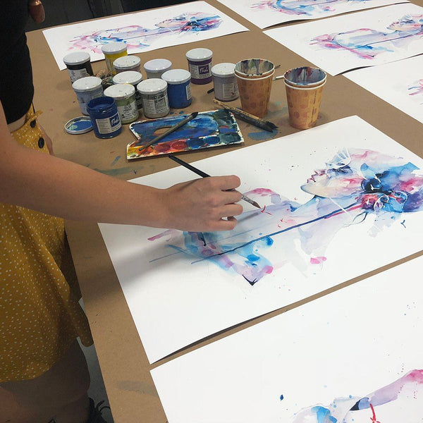 Loss - Hand Embellished Print