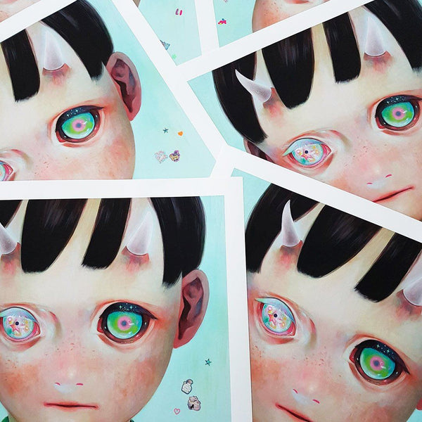 Whereabouts of God # 1 - Hand Embellished Print