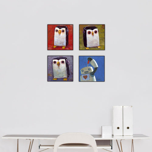 "Hip Hopengiuns" Series Set of 4