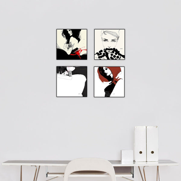 "Manuel Rebollo 2" Series Set of 4