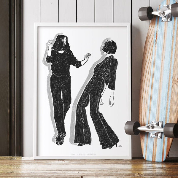 Dancing at Home B/W 3