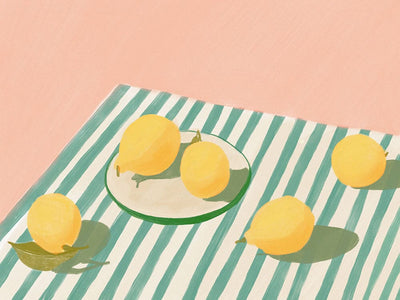 P & C Lemons & Stripes