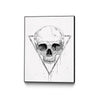 Skull In A Triangle (b/w)
