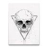 Skull In A Triangle (b/w)