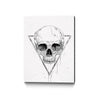 Skull In A Triangle (b/w)