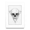 Skull In A Triangle (b/w)