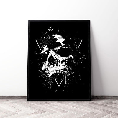 Skull X (bw)