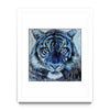 Blue Tiger Splatter