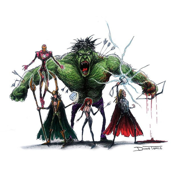 The Avengers Creepyfied