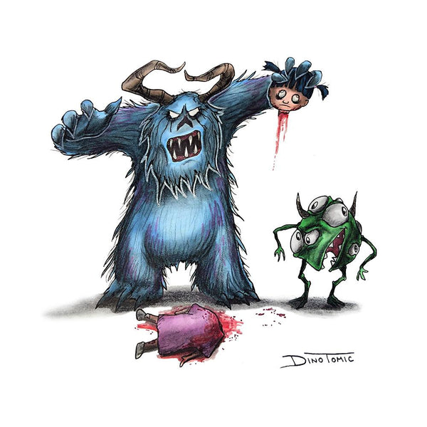 monsters u art Monsters Inc Creepyfied