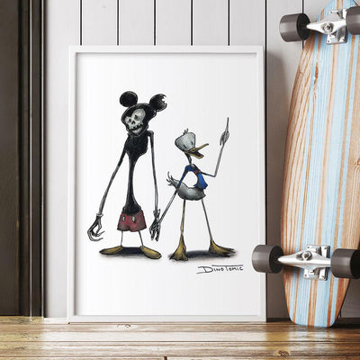 Mickey and Donald Creepyfied