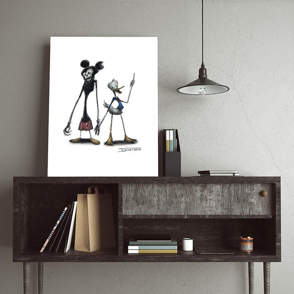 Mickey and Donald Creepyfied