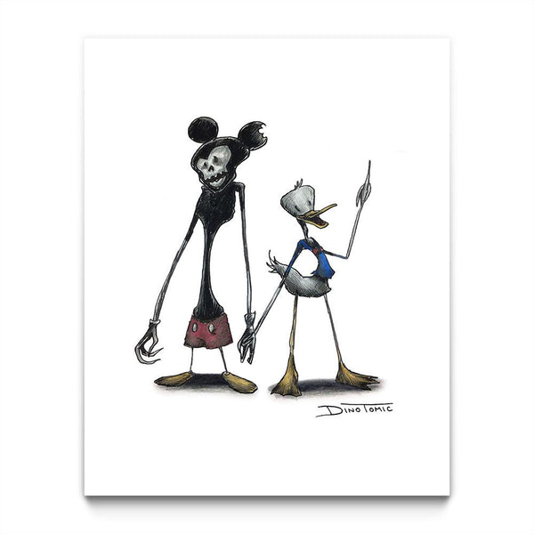 Mickey and Donald Creepyfied