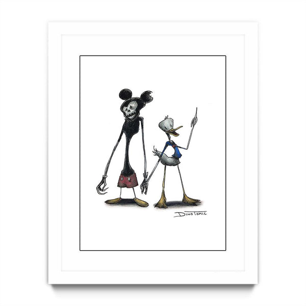 Mickey and Donald Creepyfied