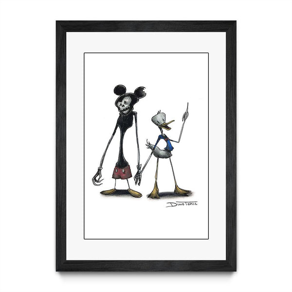 Mickey and Donald Creepyfied