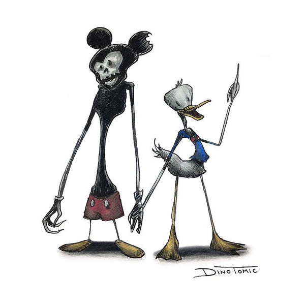 Mickey and Donald Creepyfied