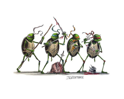 Teenage Mutant Ninja Turtles Creepyfied