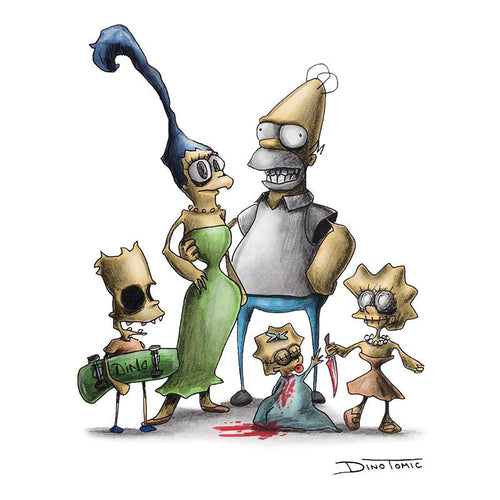 The Simpsons Creepyfied