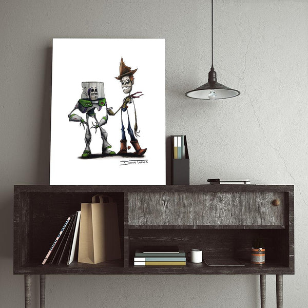 Woody and Buzz Creepyfied