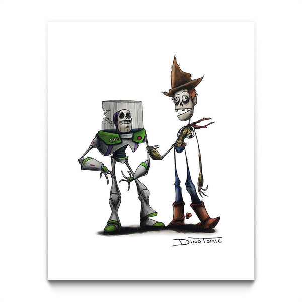 Woody and Buzz Creepyfied