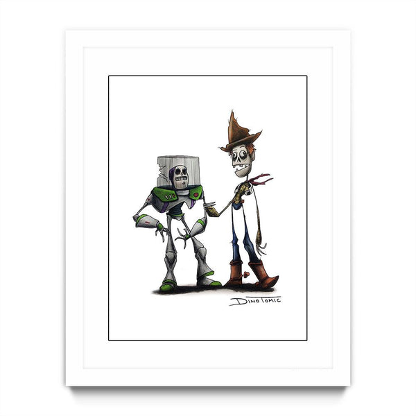 Woody and Buzz Creepyfied